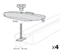 Adaptateur en T Thule 6974