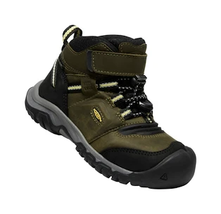 Baby Outdoor Shoes Keen Ridge Flex Mid Wp Dark Olive/Dusky Citron  US 12 (Kid)