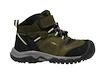 Baby Outdoor Shoes Keen Ridge Flex Mid Wp Dark Olive/Dusky Citron  US 12 (Kid)