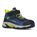 Baby Outdoor Shoes Merrell Moab Speed 2 Mid A/C Wtpf Navy/Hi Viz