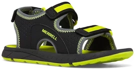 Baby Outdoor Shoes Merrell Panther Sandal 3.0 Black/Hi Viz