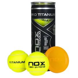 Balles de padel NOX Pro Titanium Balls 3 Pack