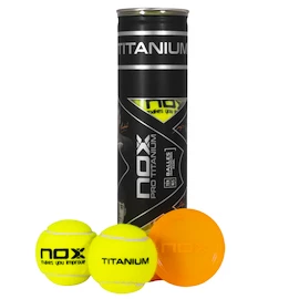 Balles de padel NOX Pro Titanium Balls 4 Pack