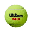 Balles de padel Wilson  Padel X3 Ball Yellow
