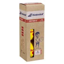 Balles de tennis Babolat Red Foam X3