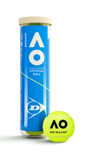Balles de tennis Dunlop  Australian Open (4 Pack)