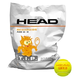 Balles de tennis pour enfant Head T.I.P. Orange (72B)