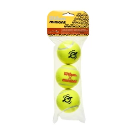 Balles de tennis Wilson Minions Stage 2 Orange (3 pcs)