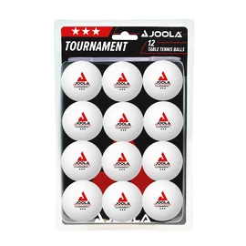 Balles Joola Tournament *** 40+ White 12 Pack