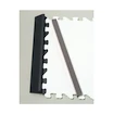 Bande pour terminer la glace synthétique WinnWell  HOCKEY TILE EDGING REBOUNDING FOAM 17.5" x 1" GREY