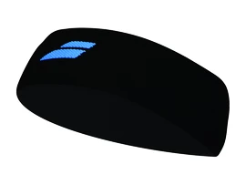 Bandeau Babolat Logo Headband Black/Diva Blue