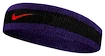 Bandeau Nike  Swoosh Headband Black/Court Purple/Chile Red