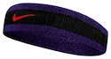 Bandeau Nike  Swoosh Headband Black/Court Purple/Chile Red