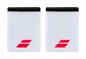 Bandeaux anti-sueur Babolat  Logo Jumbo Wristband White/Strike Red