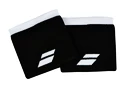 Bandeaux anti-sueur Babolat  Logo Wristband Black/White (2 Pack)