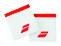 Bandeaux anti-sueur Babolat  Logo Wristband White/Fiesta Red (2 ks)