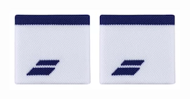 Bandeaux anti-sueur Babolat Logo Wristband White/Sodalite Blue