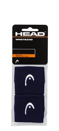 Bandeaux anti-sueur Head Wristband 2.5" (2 Pack) Navy