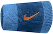 Bandeaux anti-sueur Nike  Swoosh Doublewide Wristbands Marina Blue