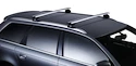 Barre de toit Thule avec barre en aluminium pour BMW Série 1 à hayon 3 portes avec points fixes 07+