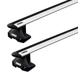 Barres de toit Thule avec EVO WingBar Alfa Romeo Stelvio 5-dr SUV avec un toit nu 17+