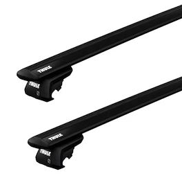 Barres de toit Thule avec EVO WingBar Black Alfa Romeo 156 Crosswagon 5-dr Estate avec barres de toit (hagus) 04-21