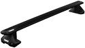 Barres de toit Thule avec EVO WingBar Black Alfa Romeo Stelvio 5-dr SUV avec un toit nu 17+