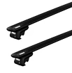 Barres de toit Thule avec EVO WingBar Black Audi A4 Allroad 5-dr Estate avec barres de toit (hagus) 16-23