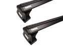 Barres de toit Thule avec EVO WingBar Black Audi A4 Avant 5-dr Estate avec barres de toit intégrées 08-15