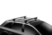 Barres de toit Thule avec EVO WingBar Black Audi A6 Allroad 5-dr break avec barres de toit (hagus) 00-05