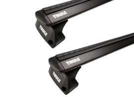 Barres de toit Thule avec EVO WingBar Black Audi Q7 5-dr SUV avec barres de toit intégrées 06-15