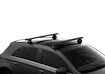 Barres de toit Thule avec EVO WingBar Black BMW 1-series 5-dr Berline à hayon avec des points fixes 12-19