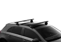 Barres de toit Thule avec EVO WingBar Black BMW 3-series 4-dr Berline avec des points fixes 10-17