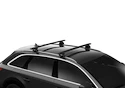 Barres de toit Thule avec EVO WingBar Black BMW X4 5-dr SUV avec barres de toit intégrées 15-18