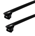 Barres de toit Thule avec EVO WingBar Black Fiat Idea 5-dr MPV avec des points fixes 03-12