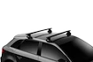 Barres de toit Thule avec EVO WingBar Black Ford Edge 5-dr SUV avec un toit nu 15+