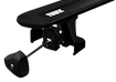 Barres de toit Thule avec EVO WingBar Black Ford Tourneo Connect 5-dr MPV avec des points fixes 03-13