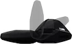 Barres de toit Thule avec EVO WingBar Black Ford Tourneo Courier 5-dr Fourgon avec barres de toit (hagus) 13-23