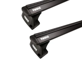 Barres de toit Thule avec EVO WingBar Black Holden Astra Sports Tourer 5-dr Estate avec barres de toit intégrées 10-15