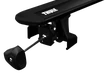 Barres de toit Thule avec EVO WingBar Black Land Rover Defender 90/110/130 5-dr SUV avec T-Profil 20-24