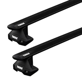 Barres de toit Thule avec EVO WingBar Black Renault Twingo 5-dr Hatchback avec un toit nu 14-24