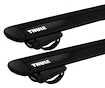 Barres de toit Thule avec EVO WingBar Black Toyota Avensis 5-dr Estate avec barres de toit (hagus) 01-02