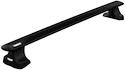 Barres de toit Thule avec EVO WingBar Black Toyota Hilux 4-dr Double-cab avec un toit nu 05-15