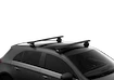 Barres de toit Thule avec EVO WingBar Black Volkswagen Transporter (T6) 4-dr Fourgon avec des points fixes 15-24