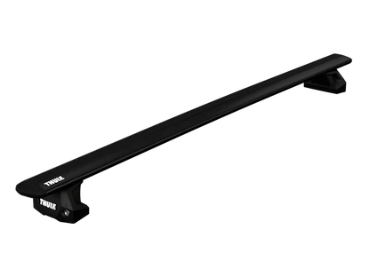 Barres de toit Thule avec EVO WingBar Black Volkswagen Transporter (T6) 4-dr Fourgon avec des points fixes 15-24