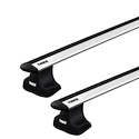 Barres de toit Thule avec EVO WingBar Fiat Bravo 5-dr Hatchback avec un toit nu 07-14