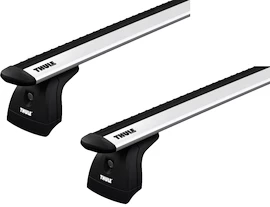 Barres de toit Thule avec EVO WingBar Fiat Qubo 4-dr MPV avec des points fixes 08-17