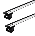 Barres de toit Thule avec EVO WingBar Holden Zafira Tourer 5-dr MPV avec barres de toit intégrées 12-24