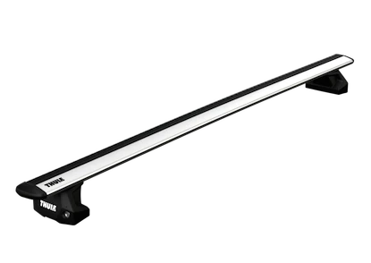 Barres de toit Thule avec EVO WingBar Mercedes Benz EQE 4-dr Berline avec des points fixes 22-24