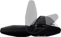 Barres de toit Thule avec EVO WingBar Peugeot Rifter 5-dr MPV avec barres de toit (hagus) 19-24